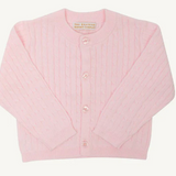 Cambridge Cable Knit Cardigan Palm Beach Pink