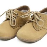 James Lace Up Nubuck Khaki Shoe