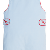 Reversible Button Tab John John - Blue