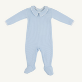 Rock Me Romper Ribbed Buckhead Blue