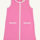 Annie Apron Dress Winter Park Pink/Worth Ave White