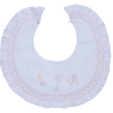 White Girl Bib - Smocked Celebration