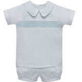 Blue Asher Short Set - Sweet Pea Puff