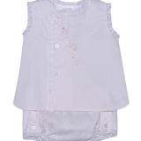 Pink Blanche Diaper Set
