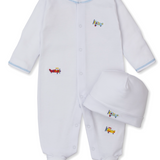 Let's Fly Away Footie with Hat Set