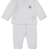 Premier Puppy Family Footed Pant Set Blue