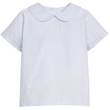 Peter Pan Light Blue Stripe Seersucker