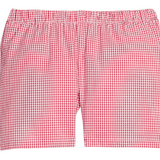Basic Short - Red Seersucker Gingham
