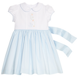 Peter Pan Dress - Blue Bunny
