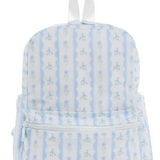 Mini Backer - Ribbon Floral Blue