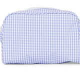 Stowaway Toiletry Bag - Gingham Lilac