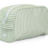 Stowaway Toiletry Bag - Pimlico Stripe Sage