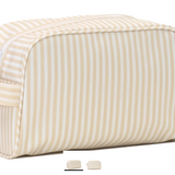 Stowaway Toiletry Bag - Pimlico Stripe Sand