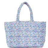 Luxe Puffer Tote Bag - Bridgehampton Floral