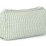 Quilted Pochette Bag - Pimlico Stripe Sage