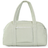 Quilted Grande Duffel- Pimlico Stripe Sage