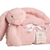 Pink Plush Bunny Blanket