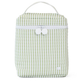 Quilted Go Go Lunch Insulated Bag - Pimlico Stripe Sage