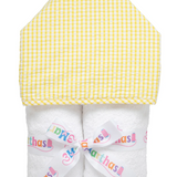 Yellow Big Check Everykid Towel