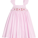 Smocked Lizzy D Dress - Strawberries
