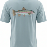 Tidal Tech Tee Short Sleeve, Rainbow Trout Mist