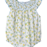 Lemon Blossoms Smocked Woven Bubble