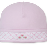 Hat with Hand Smock Pink