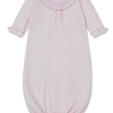 Ruffle Smocked Sack Pink