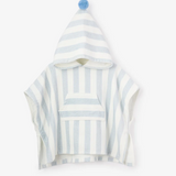 Beach Poncho Coverup Pale Blue