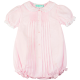 Scalloped Open Front Bubble Pink