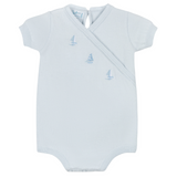 Boys Little Sailboat Knit Romper