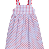 Evie Dress, Patriotic Plaid