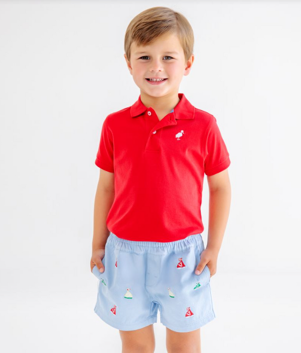 Critter Sheffield Shorts Beale Street Blue/Sailboats