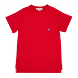 Carter Crewneck - Pocket Richmond Red/Park City Periwinkle