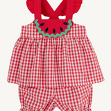 Nancy's Novelty Set- Richmond Red Gingham with Watermelon