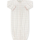 Snuggle Me Saque Wilmington Pink Windowpane