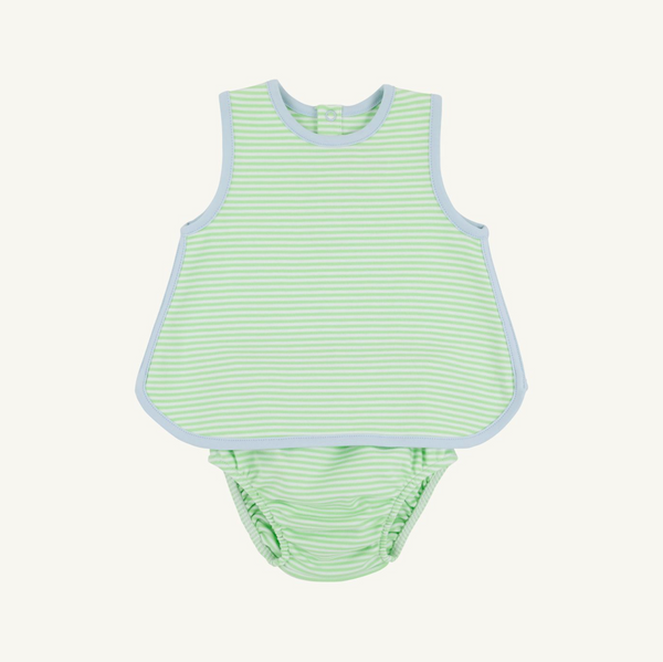 Stevie Set- Lexington Lime Stripe/Buckhead