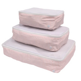 Packing Squad- Packing cubes Pimlico Stripe Dusty Rose