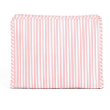 Roadie Large Zip Pouch-Pimlico stripe dusty rose