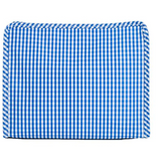 ROADIE LARGE Zip Pouch - GINGHAM ROYAL