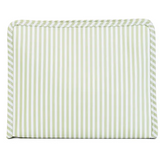 ROADIE LARGE Zip Pouch - PIMLICO STRIPE SAGE