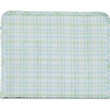 ROADIE LARGE Zip Pouch - CLASSIC PLAID GREEN