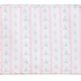ROADIE LARGE Zip Pouch - RIBBON FLORAL PINK