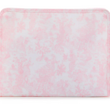ROADIE LARGE Zip Pouch - BUNNY TOILE PINK