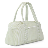QUILTED GRANDE DUFFEL - PIMLICO STRIPE SAGE