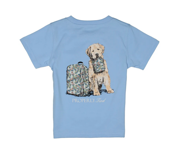 Boys Study Buddy SS Light Blue