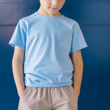 Boys Study Buddy SS Light Blue