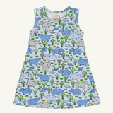 Sleeveless Polly Play Dress- Bal Harbour Hippo