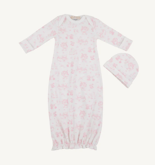 Adorable Everyday Set- Sir Proper's Sweet Arrival (Hamptons Hot Pink) with Worth Avenue White