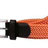 Boys Country Club Stretch Belt Orange and White